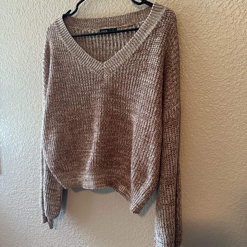 Cozy Knit V-Neck Sweater